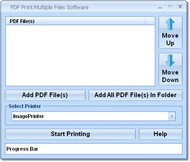 PDF Print Multiple Files Software screenshot